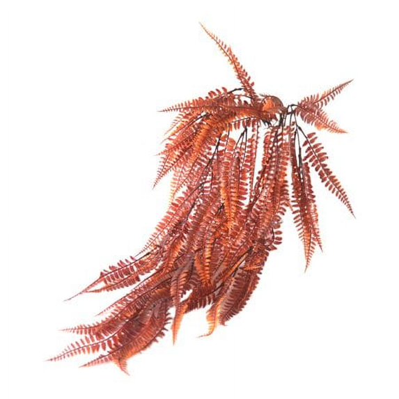 Sinhoon 2pcs Artificial Hanging Plants 2.62ft Fall Hanging Vines Boston Ferns Faux Hanging Plant Artificial Ferns for Thanksgiving Halloween Indoor Outdoor House Wedding Party Autumn Decoration