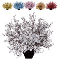 thumbnail image 1 of Sinhoon 6 Pcs Babys Breath Artificial Flowers Bulk Faux Gypsophila Bouquet Fake Real Touch Silk Babies Breath Flower for Table Centerpieces Wedding Home Farmhouse Party DIY Decor, 1 of 8