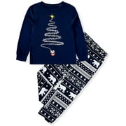 SINHOON Baby Boy Girl Christmas Family Matching Outfits Long Sleeve Merry Christmas Top Plaid Pants