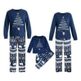 thumbnail image 1 of Sinhoon Family Matching Christmas Pajamas Set Long Sleeve Top and Pants PJs Sleepwear (Blue,3-4T), 1 of 10