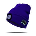 thumbnail image 1 of Sinhoon Fashion Warm Beanie Bluetooth LED Hat Wireless Smart Cap Headset Headphone Speaker for Outside Camping Night Running Fishing, 1 of 10