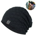 thumbnail image 1 of Sinhoon Hat for Men Winter Warm Hats Knit Slouchy Thick Skull Cap, 1 of 9