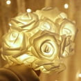 thumbnail image 1 of Sinhoon LED Rose Flower String Lights, 7.2 ft Flower Fairy String Light 20 LED Garland Lights for Romantic Mother's Day Decoration Holiday Party Wedding, Valentine's, Birthday, Christmas, 1 of 8