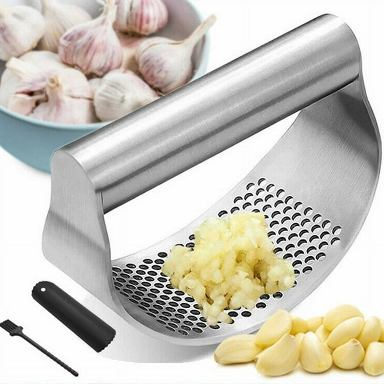 Stainless Steel Garlic Press Crusher Manual Garlic Mincer Chopping