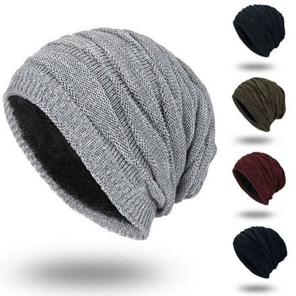 Sinhoon Men Women Knit Baggy Beanie Winter Hat Ski Slouchy Knitted Cap Warmer Hats