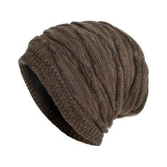 Sinhoon Men's Boys Knitted Beanie Hats Winter Warm Ski Baggy Slouch Outdoor Plain Caps