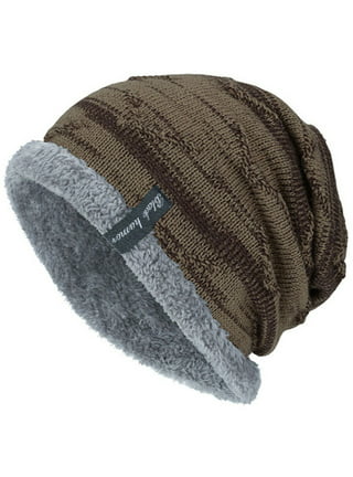 Ilfioreemio 2pieces Winter Hat Scarf for Men Knit Warm Men's Hats & Caps  Neck Warmer Beanie Hat for Men & Women 