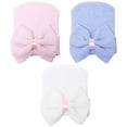 thumbnail image 1 of Sinhoon Newborn Hats for Baby Girls Hospital Hat Baby Girl Bows and Headbands Infant Beanie Nursery Caps, 1 of 5