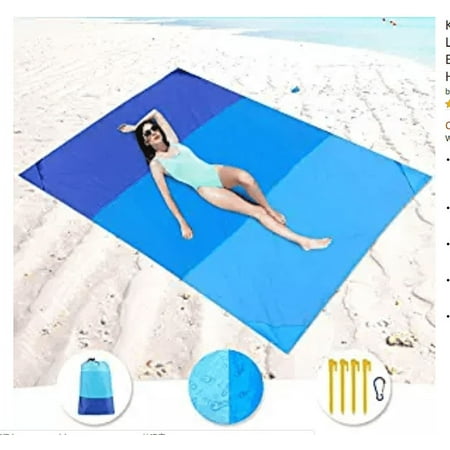 Sinhoon Quick Drying Portable Outdoor Picnic Beach Blanket Sand Proof Picnic Mat for Travel Camping;Quick Drying Portable Outdoor Picnic Beach Blanket Sand Proof Picnic Mat