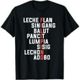 thumbnail image 1 of Sinigang Balut Pancit Lumpia Sisig Lechon Adobo Pinoy Food T-ShirtMen's and women's gift, black and white T-shirt, size: Extra large S-4XL, 1 of 4