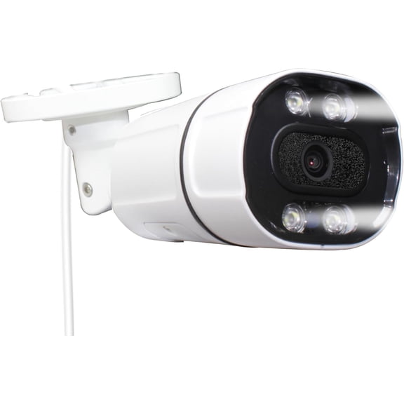 Sinis 4K 8MP Outdoor Security IP Bullet PoE Camera, AI Human Motion Detection, 100ft Dual Light Night Vision, Only Work with NVR, Weatherproof IP67, Wide Angle, Build in Mic