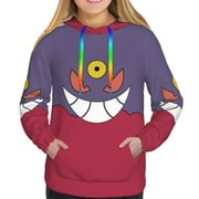 Sinister Grin Gengar Sweatshirt For Womens Fashion Hoodies Pullover Athletic Daily Hoody Hooded Clothing Gift Small