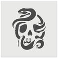 thumbnail image 1 of Sinister Skull with Snake Serpent DIY Cookie Wall Craft Stencil - 5.5 Inch, 1 of 5