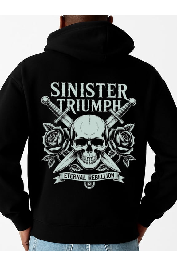 Sinister Triumph hoodies & sweatshirt rose for men long sleeve black sutumn clothes hoodies graphic aesthetic flowers Funny Unisex Shirt Short Sleeve tshirts