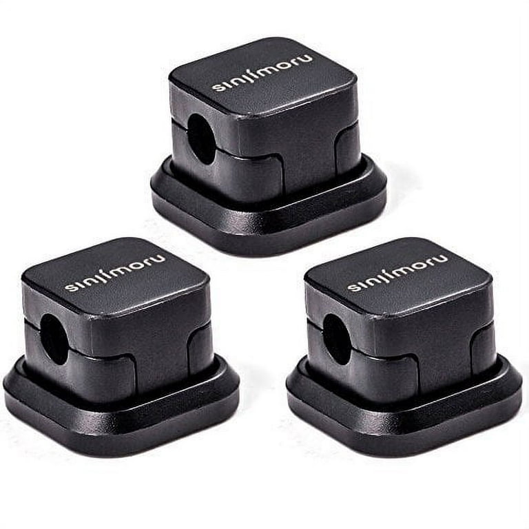  Sinjimoru Magnetic Cable Clips, Multipurpose Cable Management  for Car and Office Supplies Self Adhesive Cable Organizer Clip. Magnetic  Cable Holder 3pcs Black : Electronics