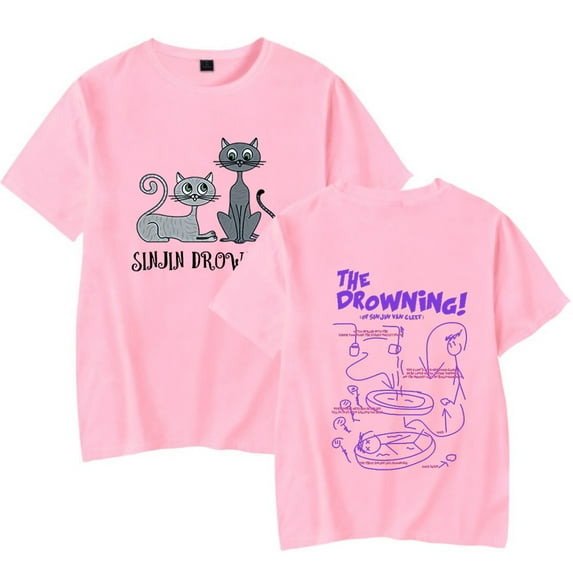 Sinjin Drowning Merch The Drowning T-shirt Short Sleeve Women Men Summer Tee Top Tshirt