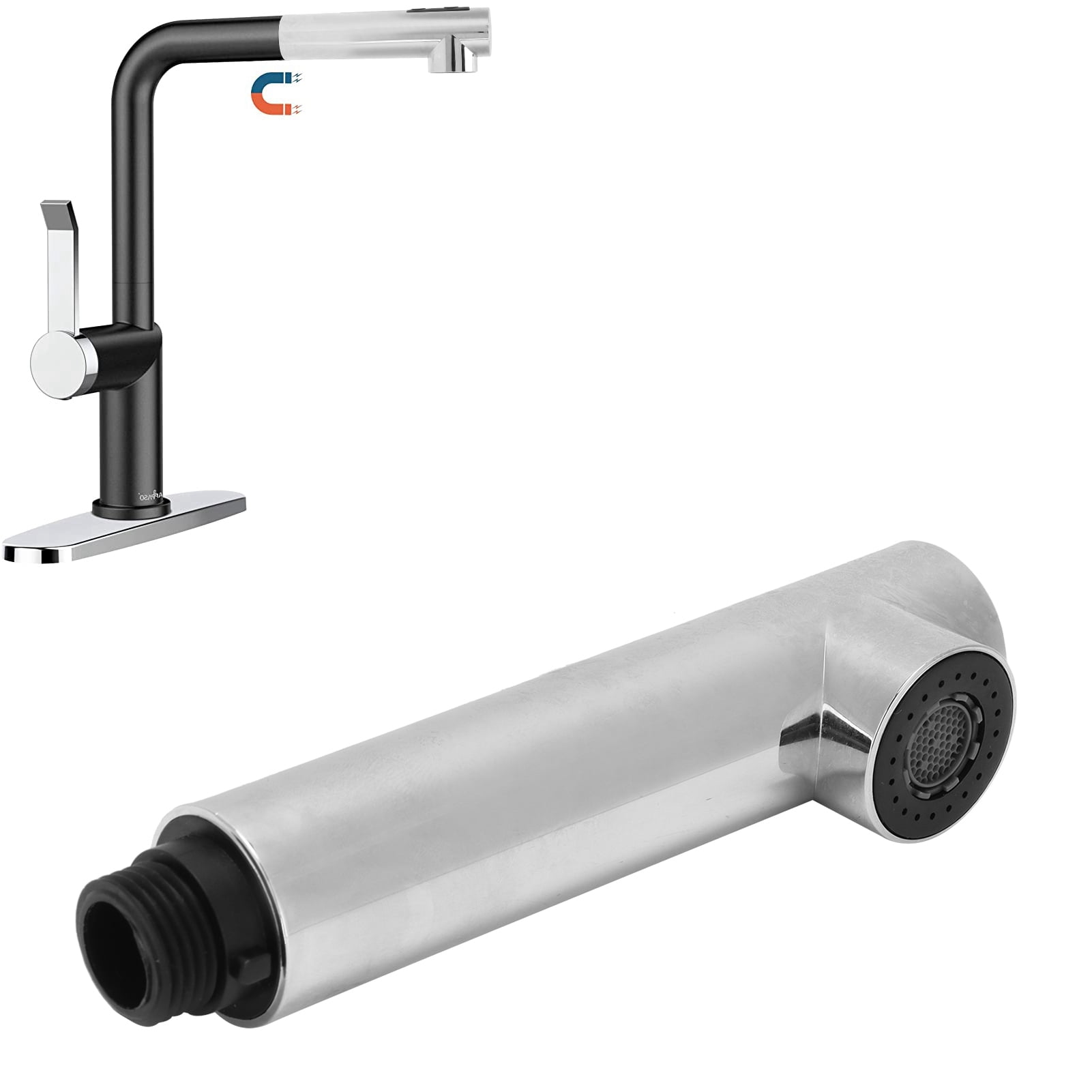 Sink Aerator Sprayer Head, Kitchen Replacement Sprayer 1.2in Diameter 2