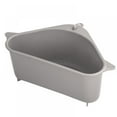thumbnail image 1 of Sink Basket, Multifunctional Triangle Kitchen Corner Hanging Shelf -Sink Storage Rack Kitchen Sucker Storage Holder Sink Corner Strainer Bathroom Hanging Shelf Soap Box Organizer (Gray), 1 of 10