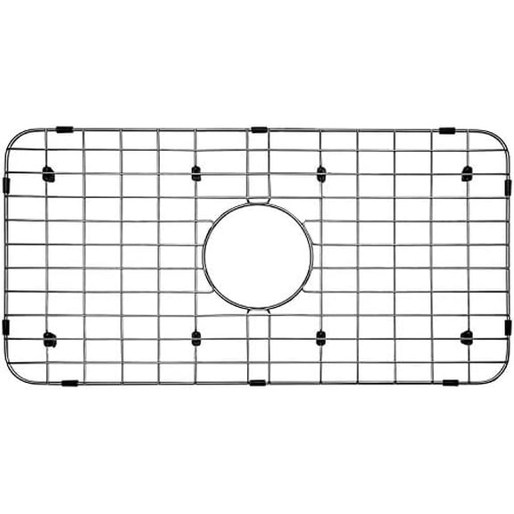 Sink Bottom Grid 24-1/8" x 12-5/8", Centered Drain with Corner Radius 1-1/2", Sink Protector NLW2412C$$Tools & Hardware Other
