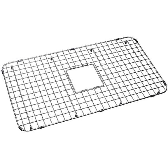 Sink Bottom Grid 26-7/8" x 14-7/8", Centered Drain with Corner Radius 1-1/2", Kitchen Sink Protector NDG2715C$$Tools & Hardware Other