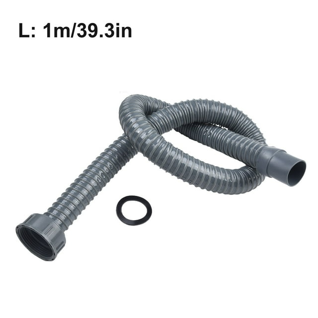 Sink Bottom Tube Flexible Retractable Sink Drain Tube For 45/55mm Joint