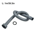 Sink Bottom Tube Flexible Retractable Sink Drain Tube for 45/55Mm Joint