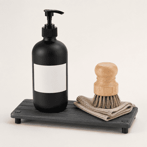 Sink Caddy Kitchen Sink Organizer, Water Absorbing Stone Tray for Sink, Diatomite Bathroom Counter Tray, Faucet Drying Mat Protector Coaster Soap Dish Rack Riser Vanity Dispenser Sponge Holder