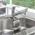 thumbnail image 1 of Sink Caddy Sink Sponge Holder - Faucet Rack Shower Tray, Kitchen Faucet Shelf Water Tap Sink Shelf Drain Rack, Kitchen and Bathroom Metal Organizer Hanging Fix Around Faucet, 1 of 6