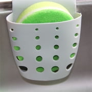 Sink Caddy Sponge Holder, Gel Sink Saddle Caddy Organizer Rack, Hanging Kitchen Organizer Accessories Rack Double Organizer for Brushes, Sponges, Soap, Utensils - Good Drainage