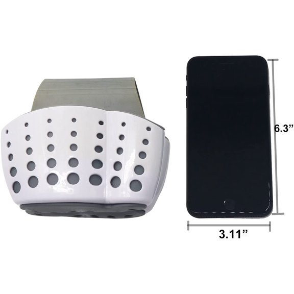 Sink Caddy Sponge Holder Soap Holder, Eunion Plastic Saddle Faucet Caddy Desk Organizer Pen Holder$$Home Decor, Kitchen, & Other