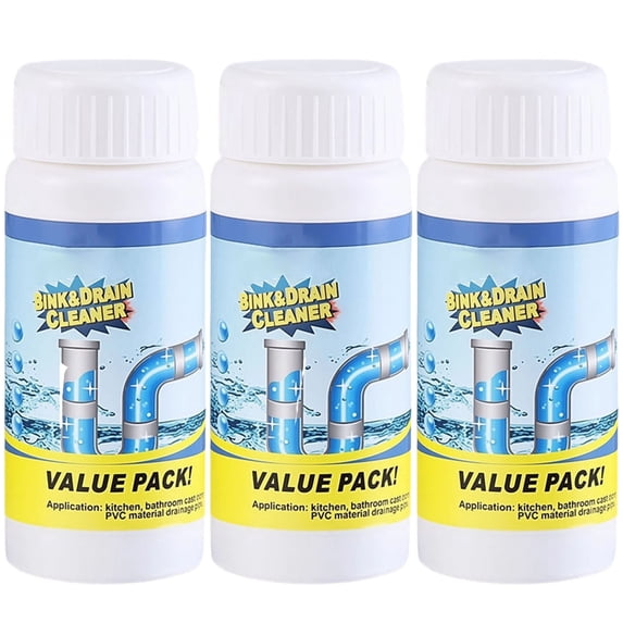 Sink Cleaner Multi Functional Powder Foam Cleaner Pipe Dredging for Kitchen Toilet