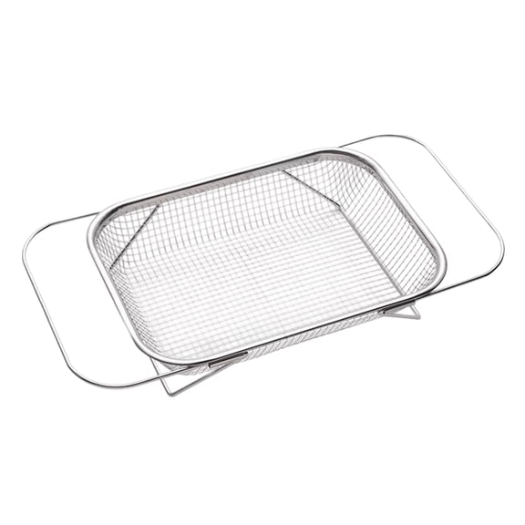 Over the Sink Colander, Expandable Baskets with Fine Mesh Strainer Handle Stainless Steel Rectangle Kitchen Colanders for Strain Drain Rinse Fruits Vegetables Pasta New Home Essentials