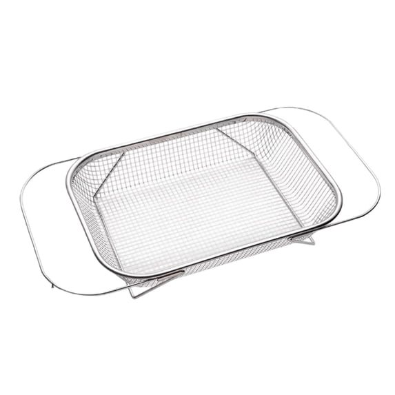 Over the Sink Colander, Expandable Baskets with Fine Mesh Strainer Handle Stainless Steel Rectangle Kitchen Colanders for Strain Drain Rinse Fruits Vegetables Pasta New Home Essentials