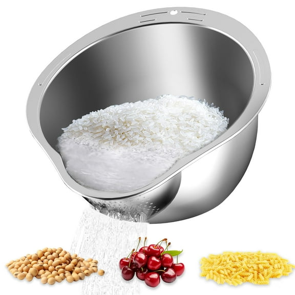 Over the Sink Colander - Strainers and Colanders - Sink Strainer Basket - Expandable Fine Mesh Strainer with Rubber Grip for Veggie, Fruits, Pasta, Home Kitchen Essentials (9.5W x 13.4-21.3L x 3.3H)