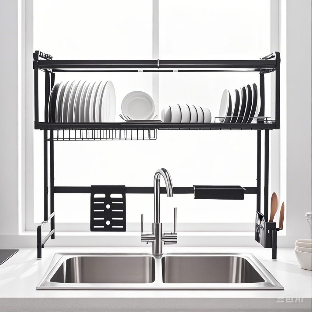 Sink Dish Drainer, Kitchen Drying Rack, Over Sink Dish Rack