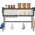 thumbnail image 1 of Over The Sink Dish Drying Rack 3 Tier Large Dish Drainer Drying Rack with Drainboard 40 Inch Stainless Steel Multifunctional Kitchen Organizer Storager for Dishes Glasses Bowls Cutlery, 1 of 9