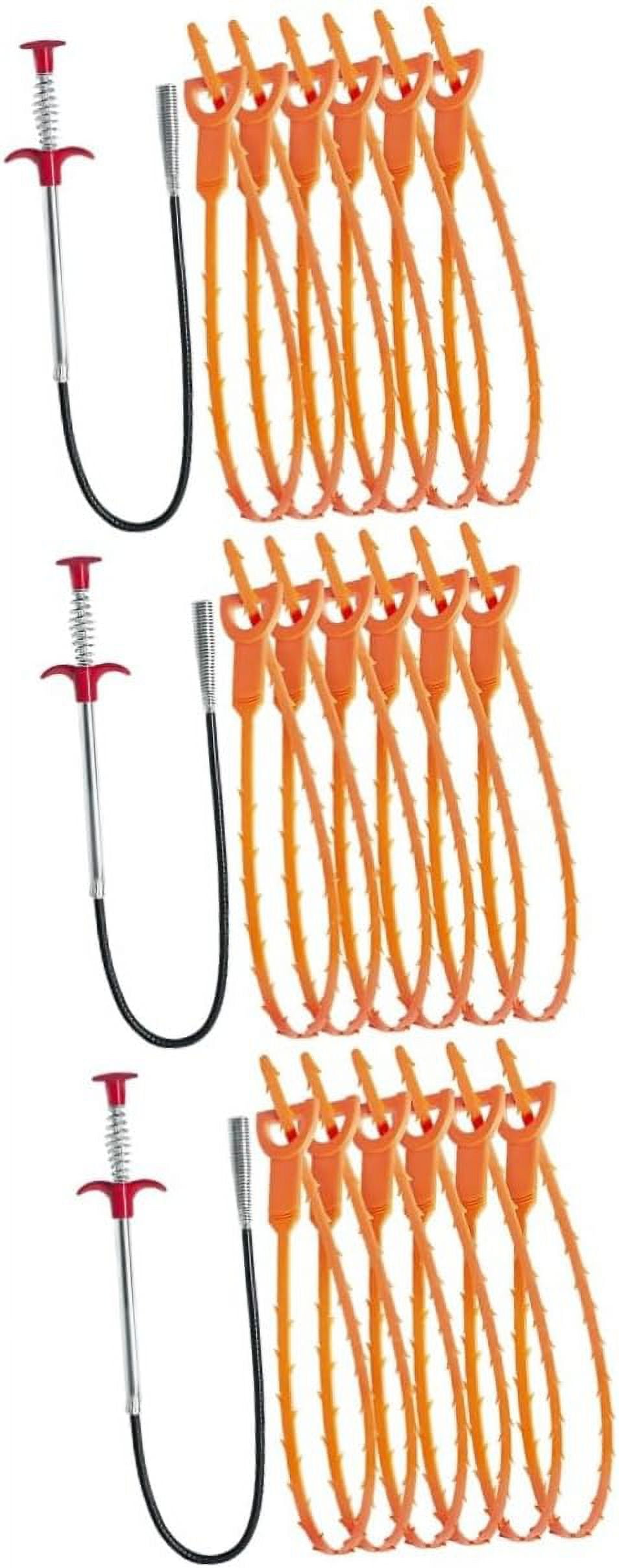 Sink Drain 18 Pcs Pipe Cleaner Toilet Bowl Cleaners Toilet Auger Toilet