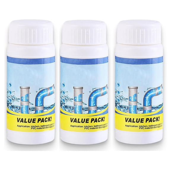 Sink and Drain Cleaner Powder, 2026 New Powerful Pipe Cleaner for Kitchen and Pipes Cleaning Tool, World Quick Pass Sink & Drain Cleaner for Toilet Home