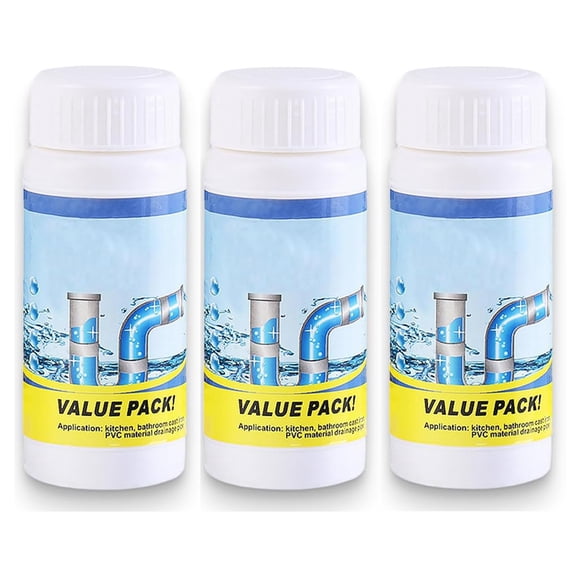Sink and Drain Cleaner Powder, 2026 New Powerful Pipe Cleaner for Kitchen and Pipes Cleaning Tool, World Quick Pass Sink & Drain Cleaner for Toilet Home