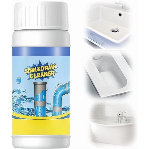 Sink & Drain Cleaner Powder, Wild Sink and Drain Cleaner for Bathroom & Kitchen Dredging