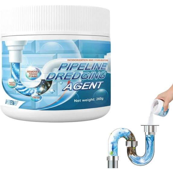 Sink Drain Hair Clog Remover Cleaner,Powerful Unclogging,Toilet Unclogger Heavy Duty,Bathroom Shower Pipeline Dredg (1)