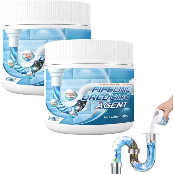 Sink Drain Hair Clog Remover Cleaner,Powerful Unclogging,Toilet Unclogger Heavy Duty,Bathroom Shower Pipeline Dredg (2)