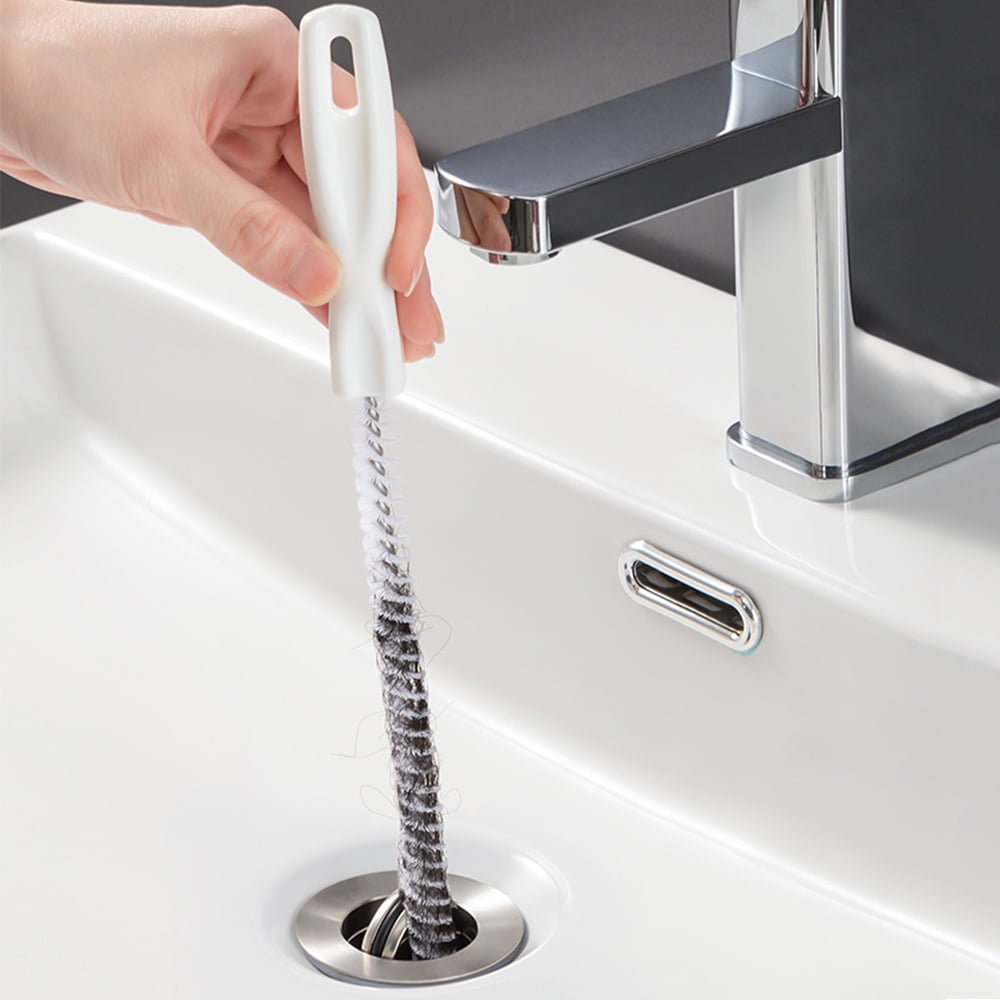 Sink Drain Overflow Cleaning Brush, Household Sewer Hair Catcher, 1 PC