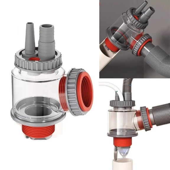 Sink Drain Pipe Adapter 5 in 1 Multifunctional Kitchen Basin Sewer Branch