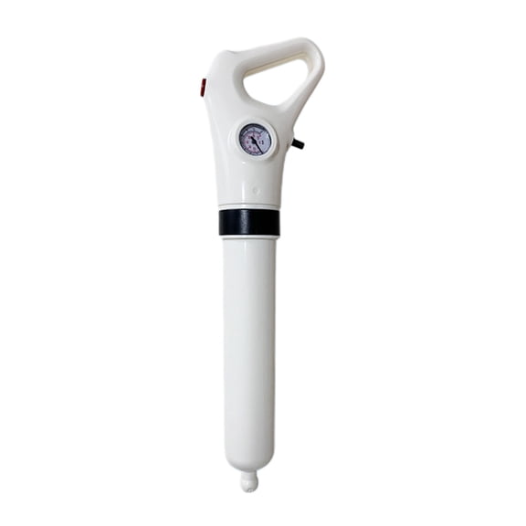 Sink Drain Pipe Unclogger Tool with Pressure Indicator for Kitchen Sewer Sink, Bathroom Sink Drain Unclogger with Multiple Attachments