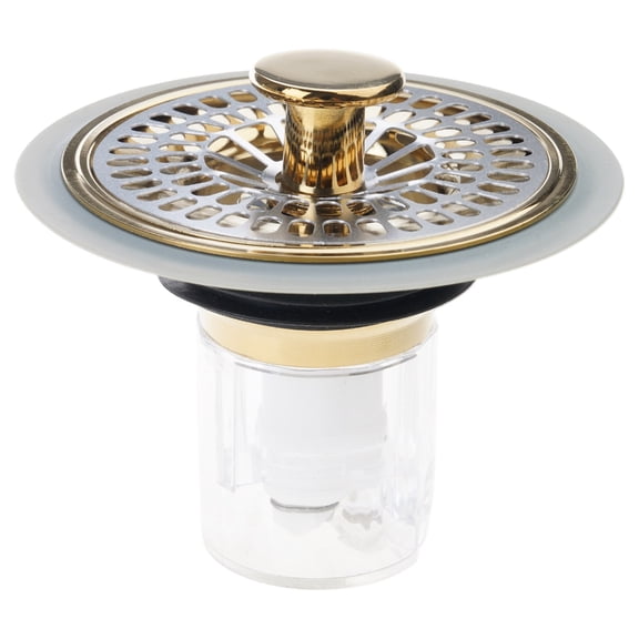 Sink Drain Plug Anticlogging Push-type Bounce Cores Drain Hair Catcher