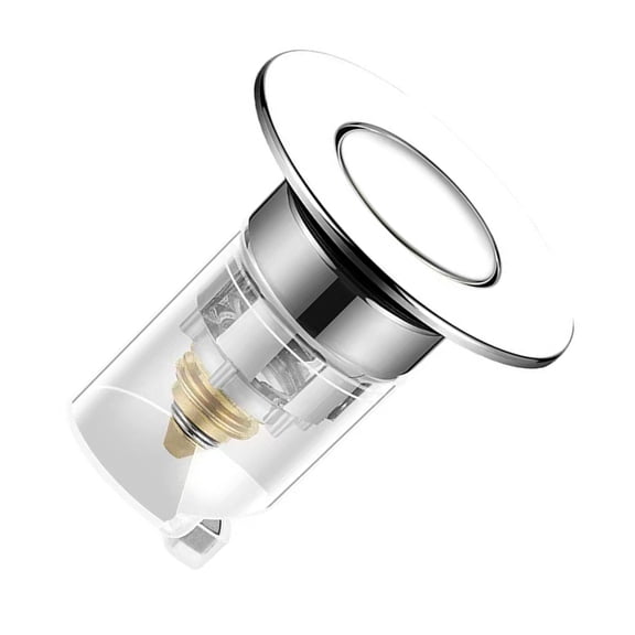 Sink Drain Plug Bounce Drain Bathtub Water Sealing Plug Anti-clogging Push-type Bounce Cores Shower Drain Hair Catcher