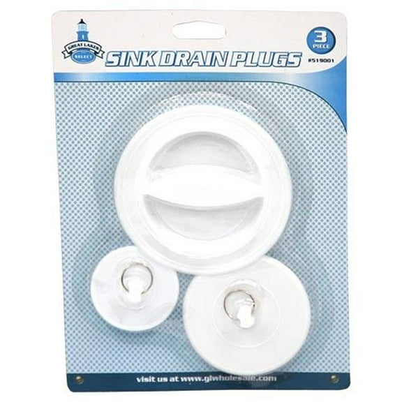 Sink Drain Plugs - Set of 3