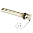 thumbnail image 1 of Sink Drain Pull Out Plug Solid Brass With Overflow | Renovator's Supply, 1 of 2