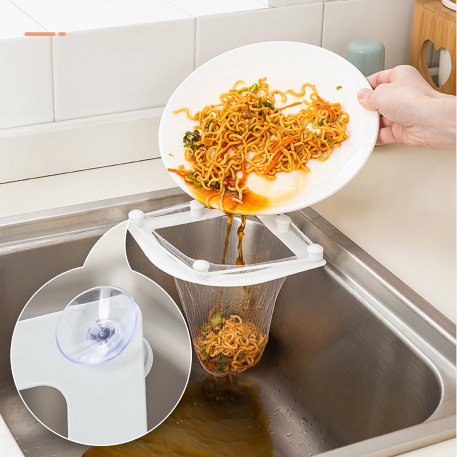 Sink Drain Rack with Strainer, Sink Avoidance-blocking Leftovers ...